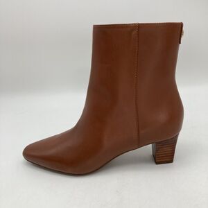 Lauren Ralph Lauren Womens Willa Brown Ankle Boots 8.5 Medium